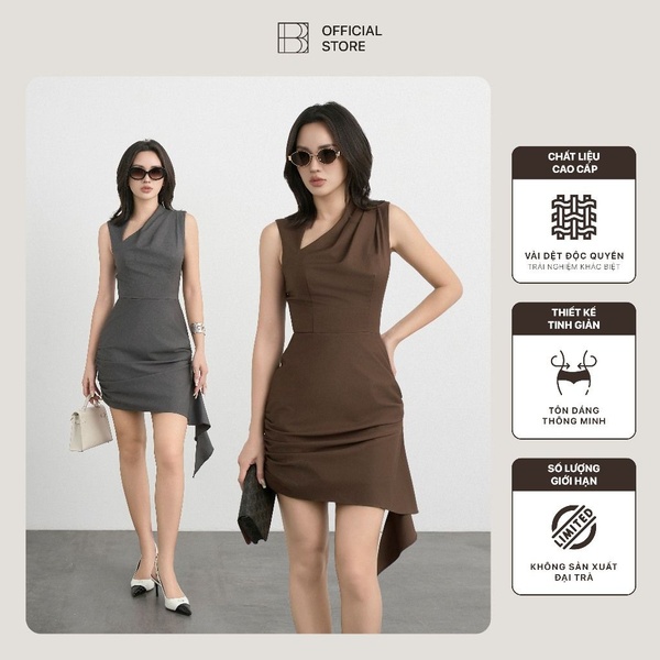 Minimalist Asymmetric Dress Showcase